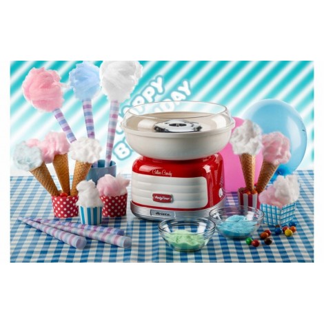 Набор Ariete Party Time прибор для попкорна 2956/00 + для сладкой ваты Ariete 2973/01, голубой