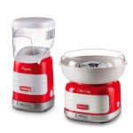 Набор Ariete Party Time прибор для попкорна 2956/00 + для сладкой ваты Ariete 2973/01, красный