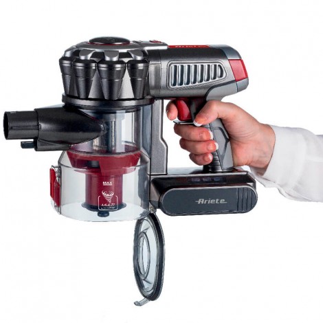 Пылесос вертикальный беспроводной Ariete 2757, красный