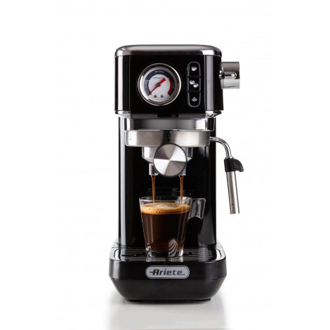 Рожковая кофеварка Ariete 1381/12 Espresso Slim Moderna, черный