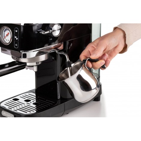 Рожковая кофеварка Ariete 1381/12 Espresso Slim Moderna, черный