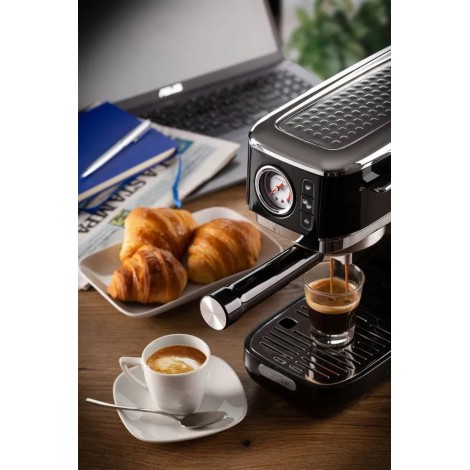Рожковая кофеварка Ariete 1381/12 Espresso Slim Moderna, черный