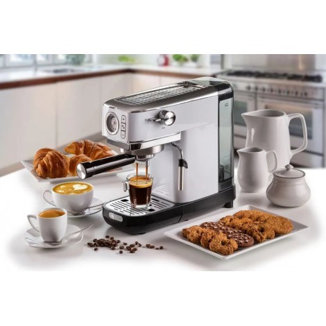 Рожковая кофеварка Ariete 1381/14 Espresso Slim Moderna, белый